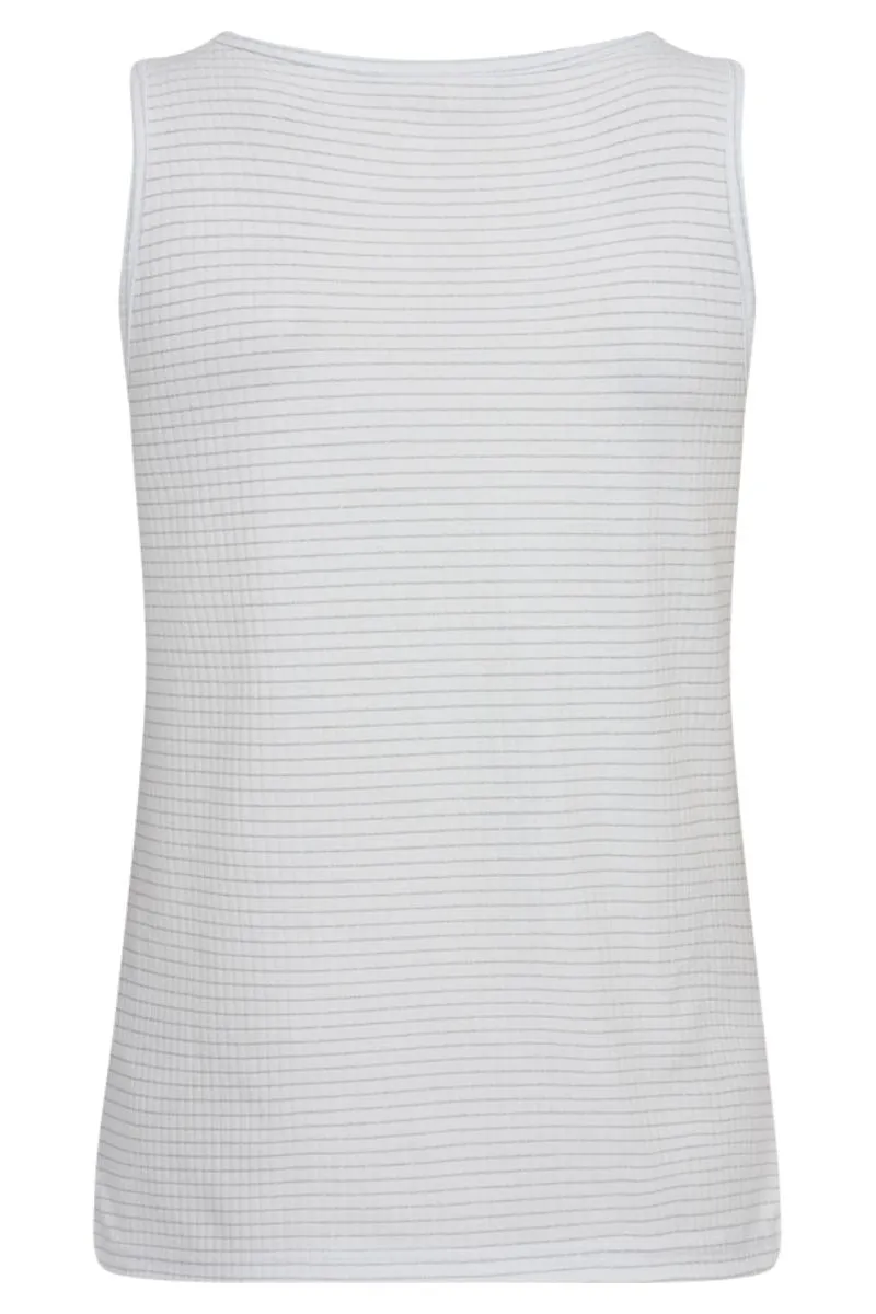 Ame Top 204077 | Brilliant White w. Silver | Top fra Freequent