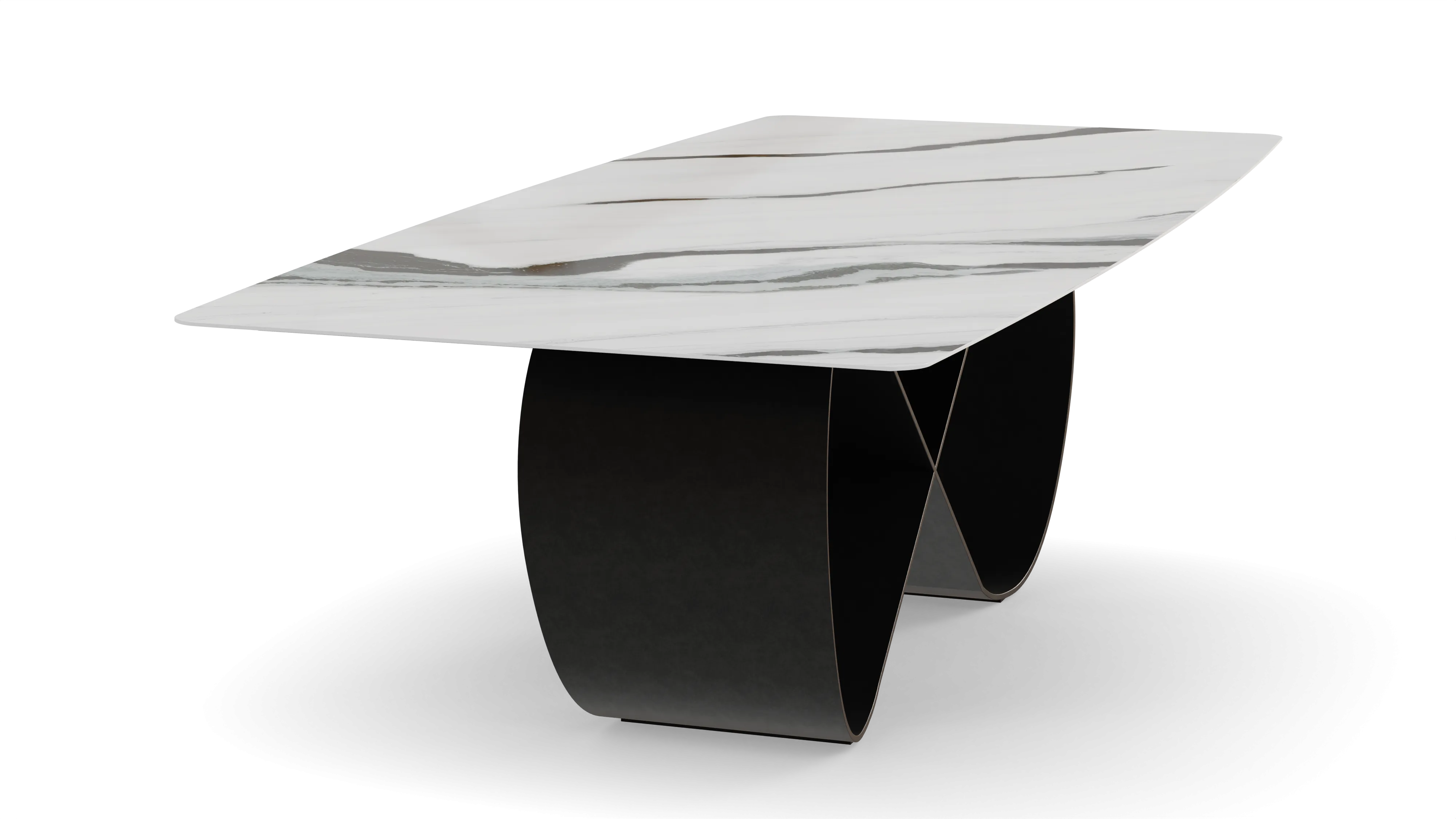 Astor Dining Table White Infinity Base