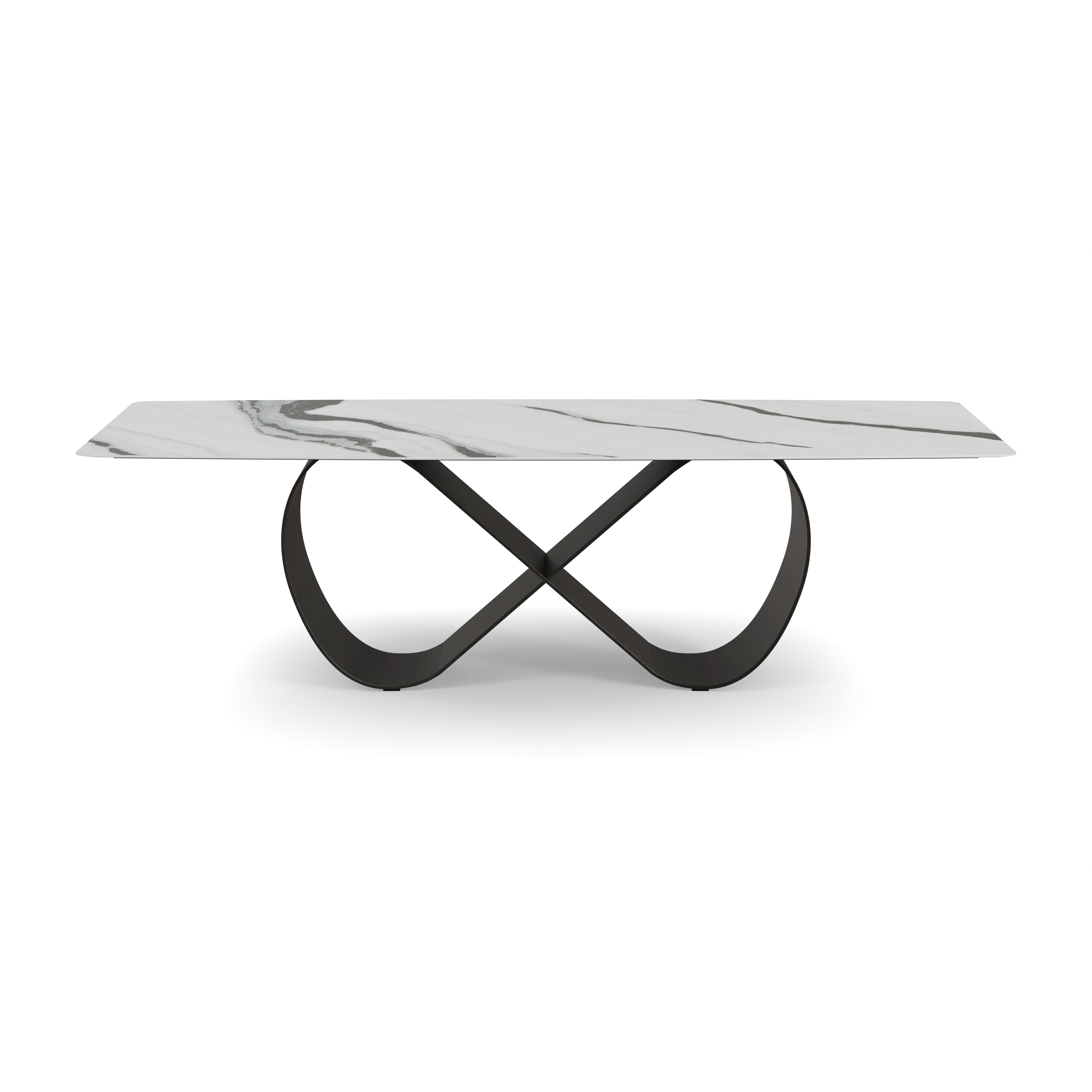 Astor Dining Table White Infinity Base