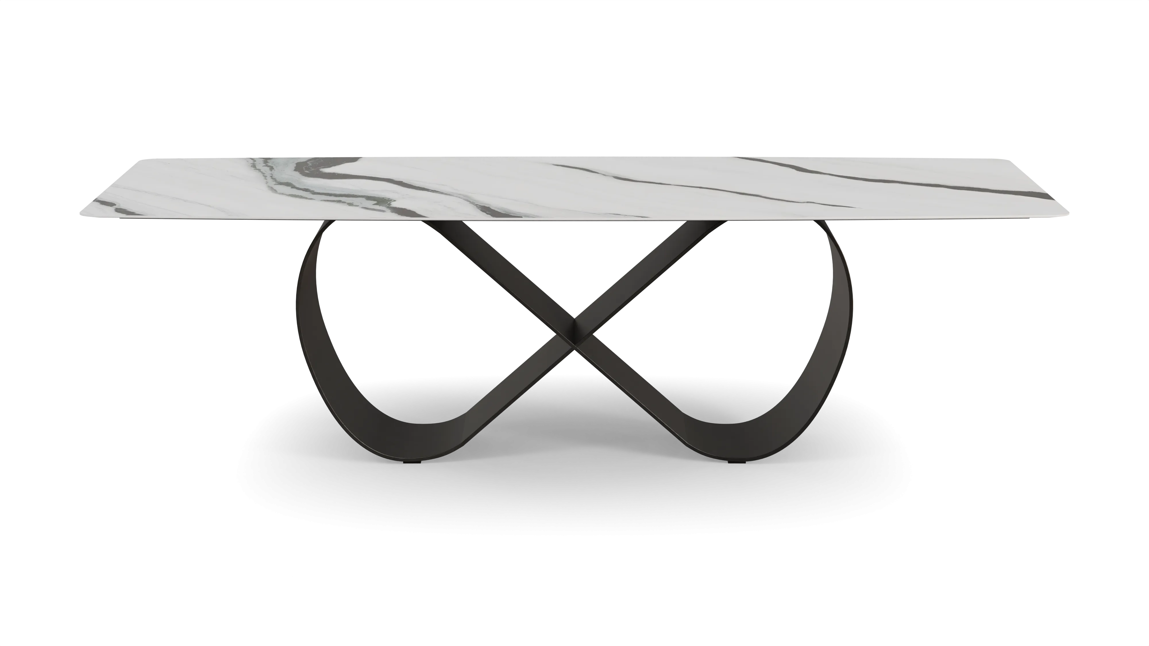 Astor Dining Table White Infinity Base