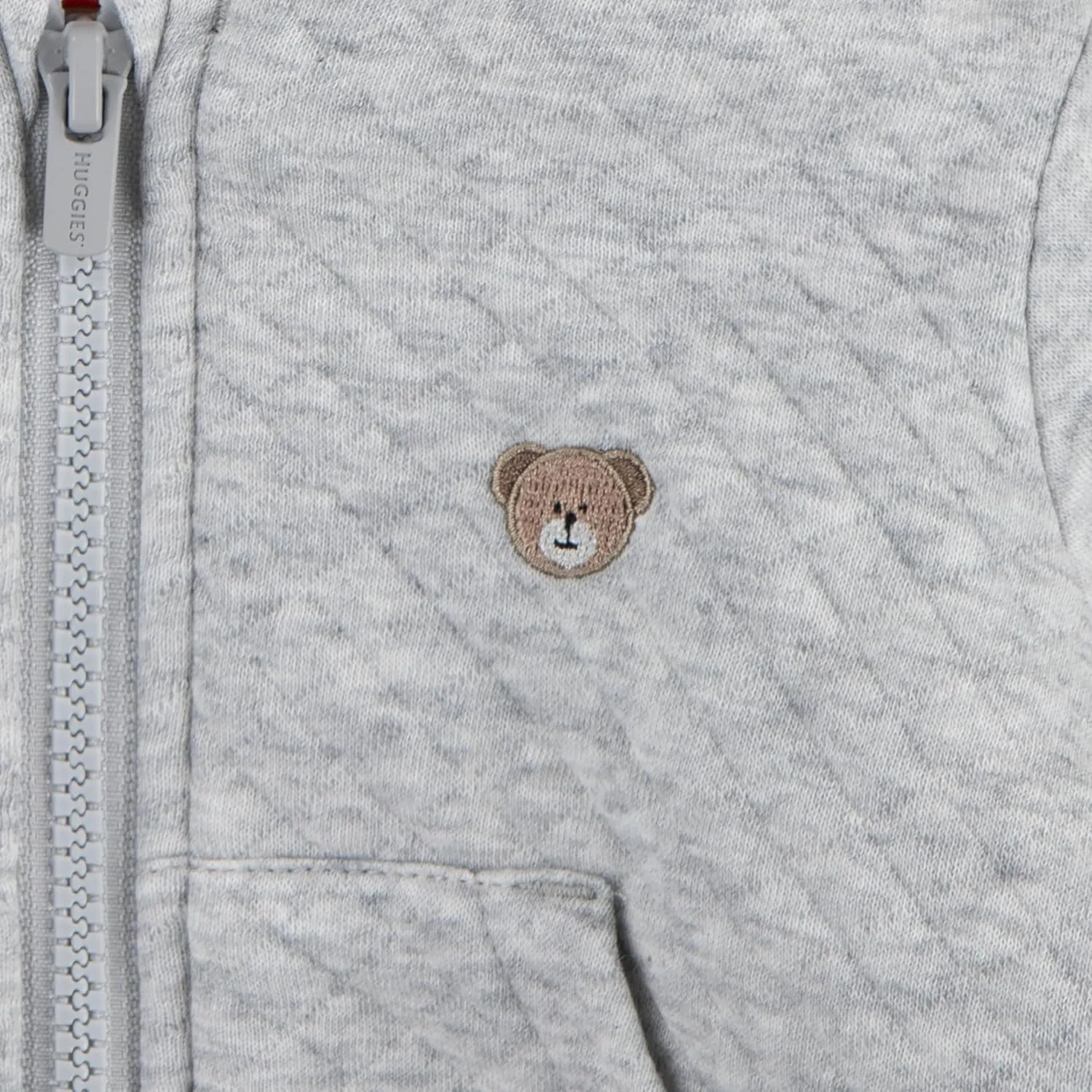 Baby Fleece Lined Zip Up Hooded Jacket