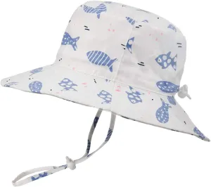 Baby Sun Hat Adjustable - Outdoor Toddler Swim Beach Pool Hat Kids UPF 50  Wide Brim Chin Strap Summer Play Hat