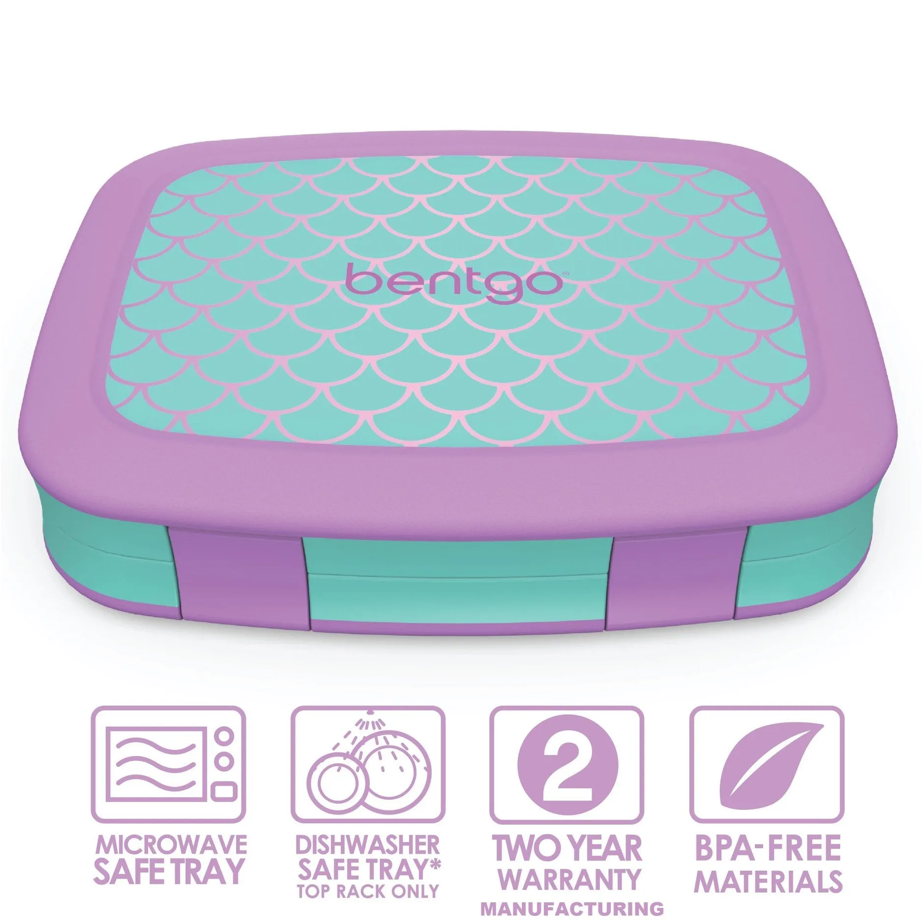 Bentgo Kids Lunch Box - Prints - Mermaid
