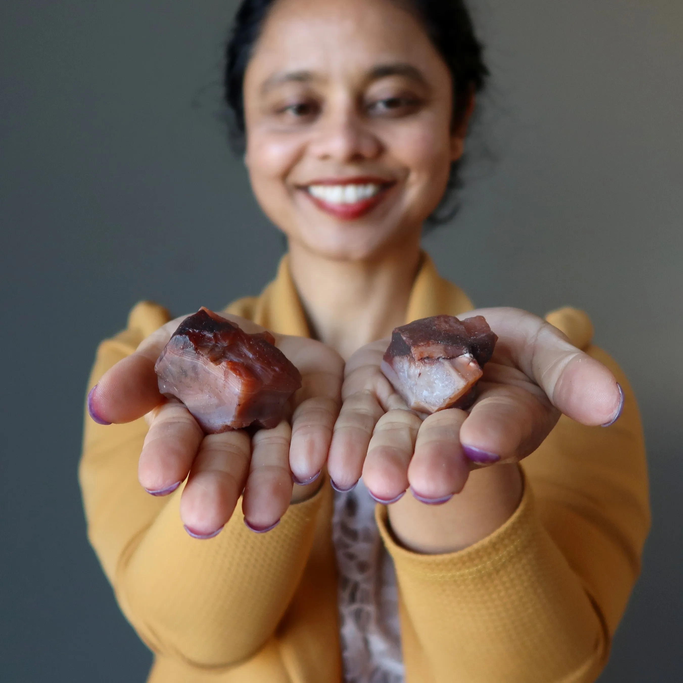 Carnelian Raw Crystal Set Love Passion Attraction