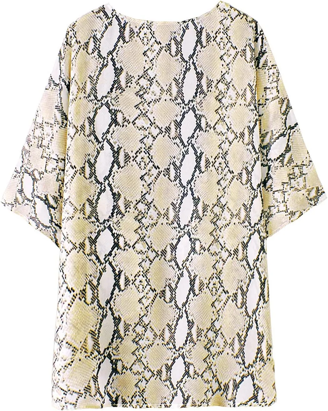 ChainJoy Women's Summer Beach Boho Chiffon Kimono Cardigans Sheer Open Front Cover Ups Tops