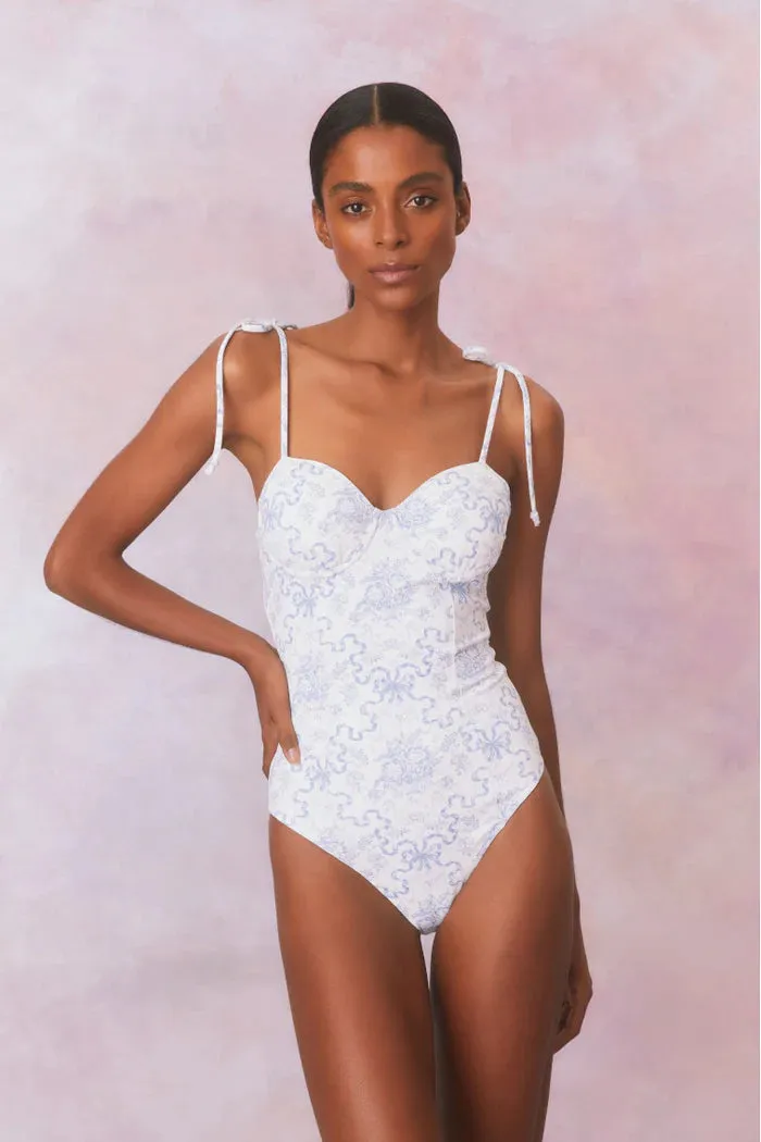 Chamomile One Piece - Blissful Blue [LoveShackFancy]