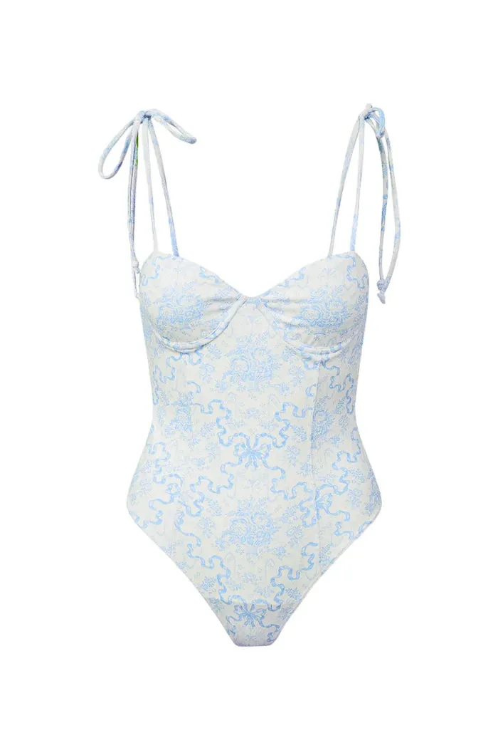 Chamomile One Piece - Blissful Blue [LoveShackFancy]
