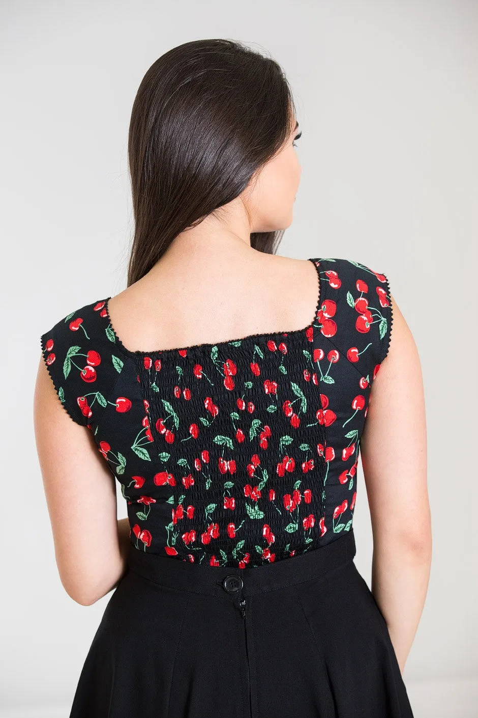 Cherry pie pinup top