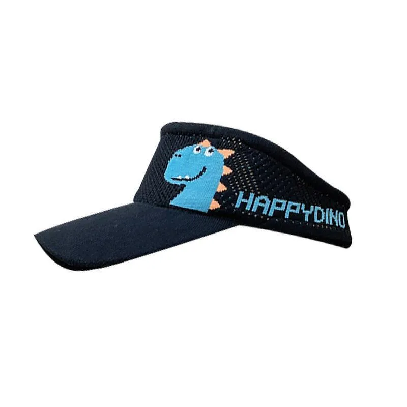 Children's empty top hat, boy's dinosaur sun hat, girl's big brim hat, summer sunshade hat, baby duck tongue sun hat