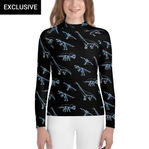 Constellation Dinosaurs Youth Rash Guard (POD)