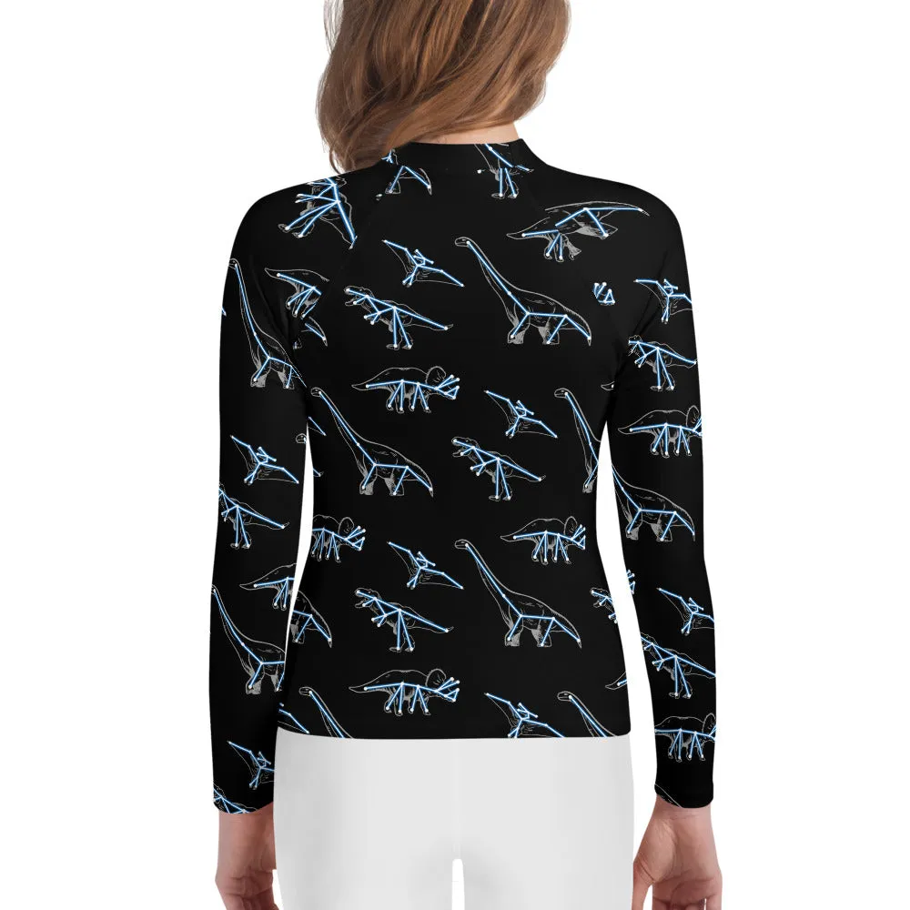 Constellation Dinosaurs Youth Rash Guard (POD)