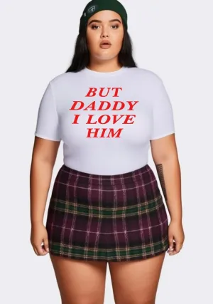 Curvy But Daddy I Love Him Baby Tee