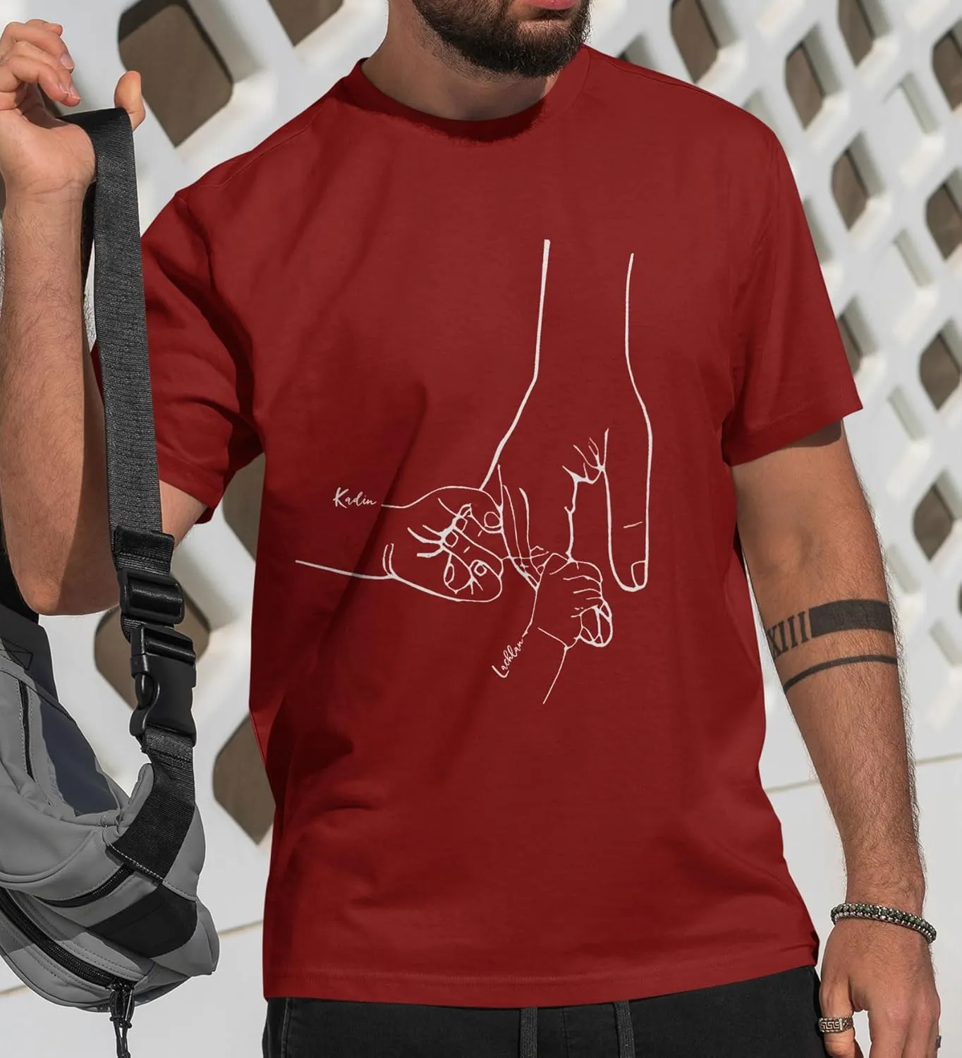 Custom Dad Shirts for Men, Personalized Dad T-Shirt with Kids Name, Customized Father's Day Birthday Gifts, Made in USA