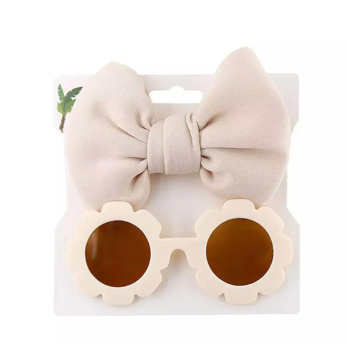 Daisy Sunglasses & Headband Bow Set