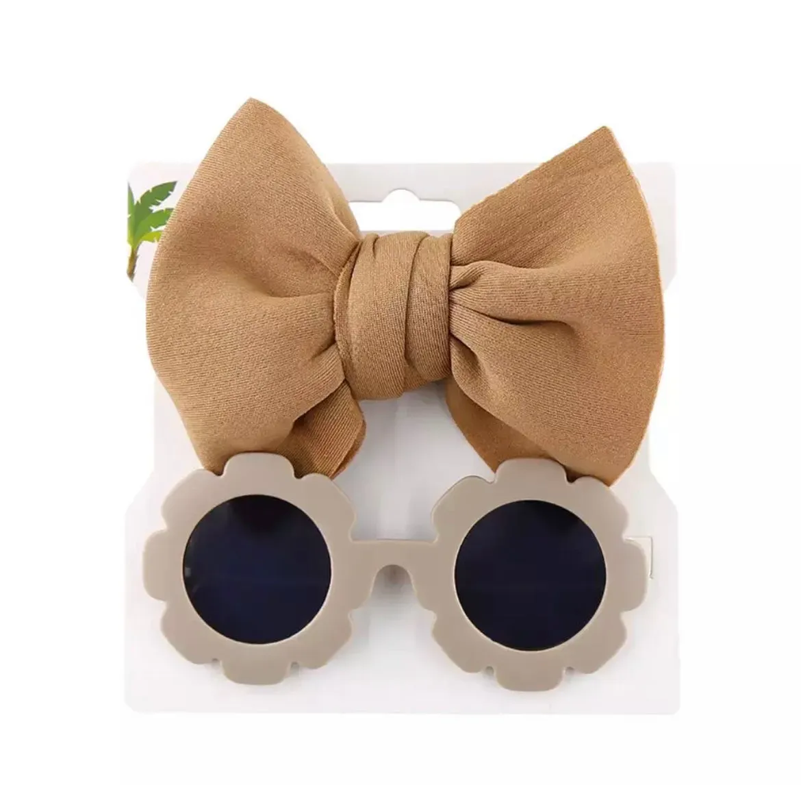 Daisy Sunglasses & Headband Bow Set