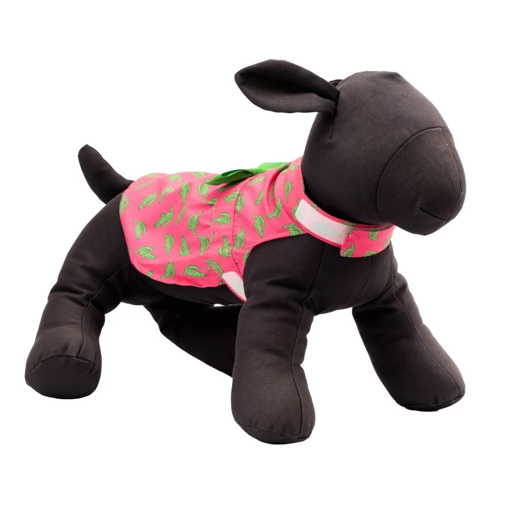 Dog Dress - Al the Gator Pink Dress