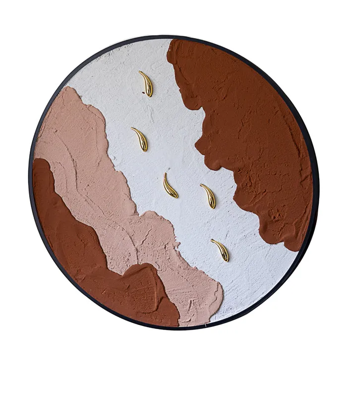 Earthy Swimmers painting