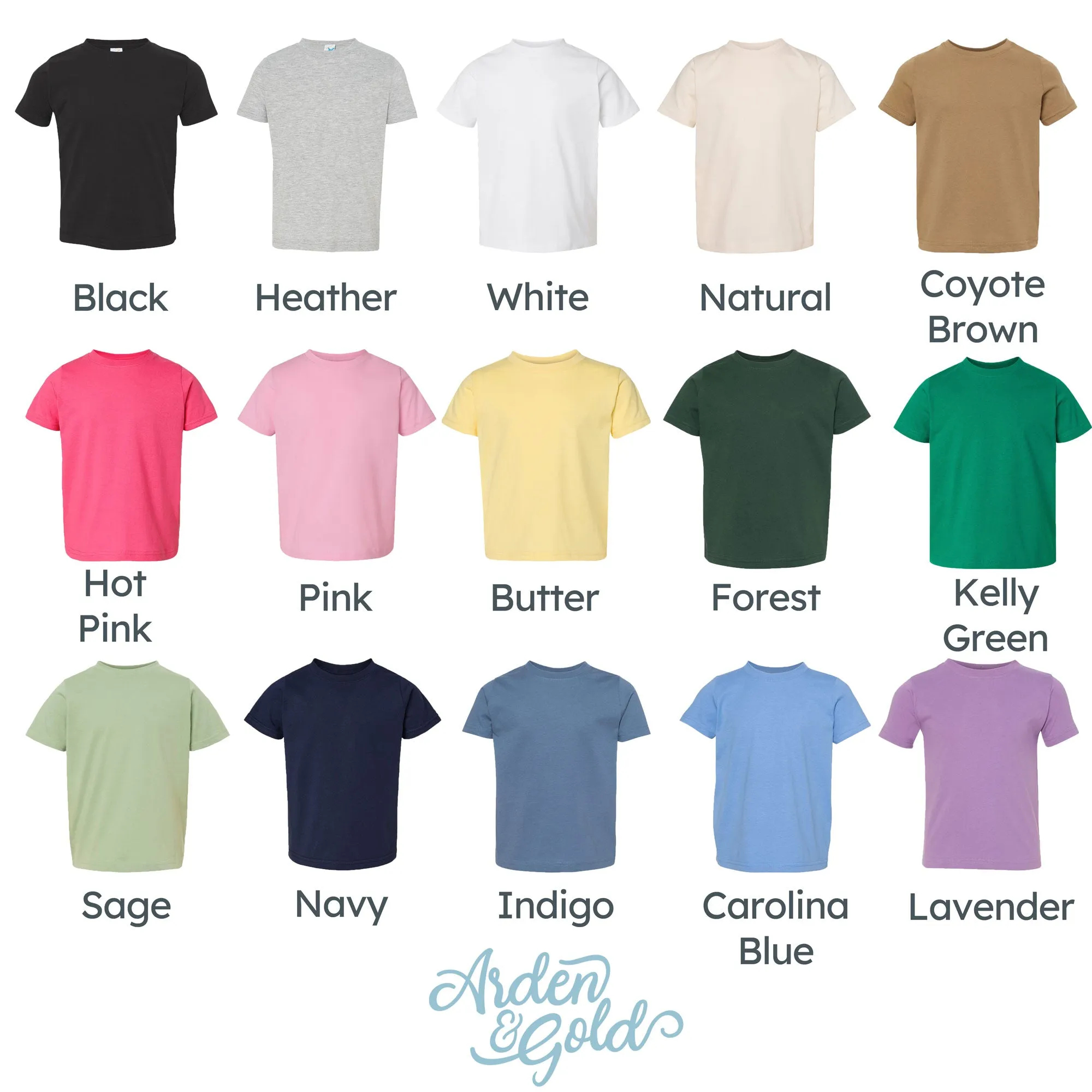 Embroidered Name and Bow Toddler T-Shirt