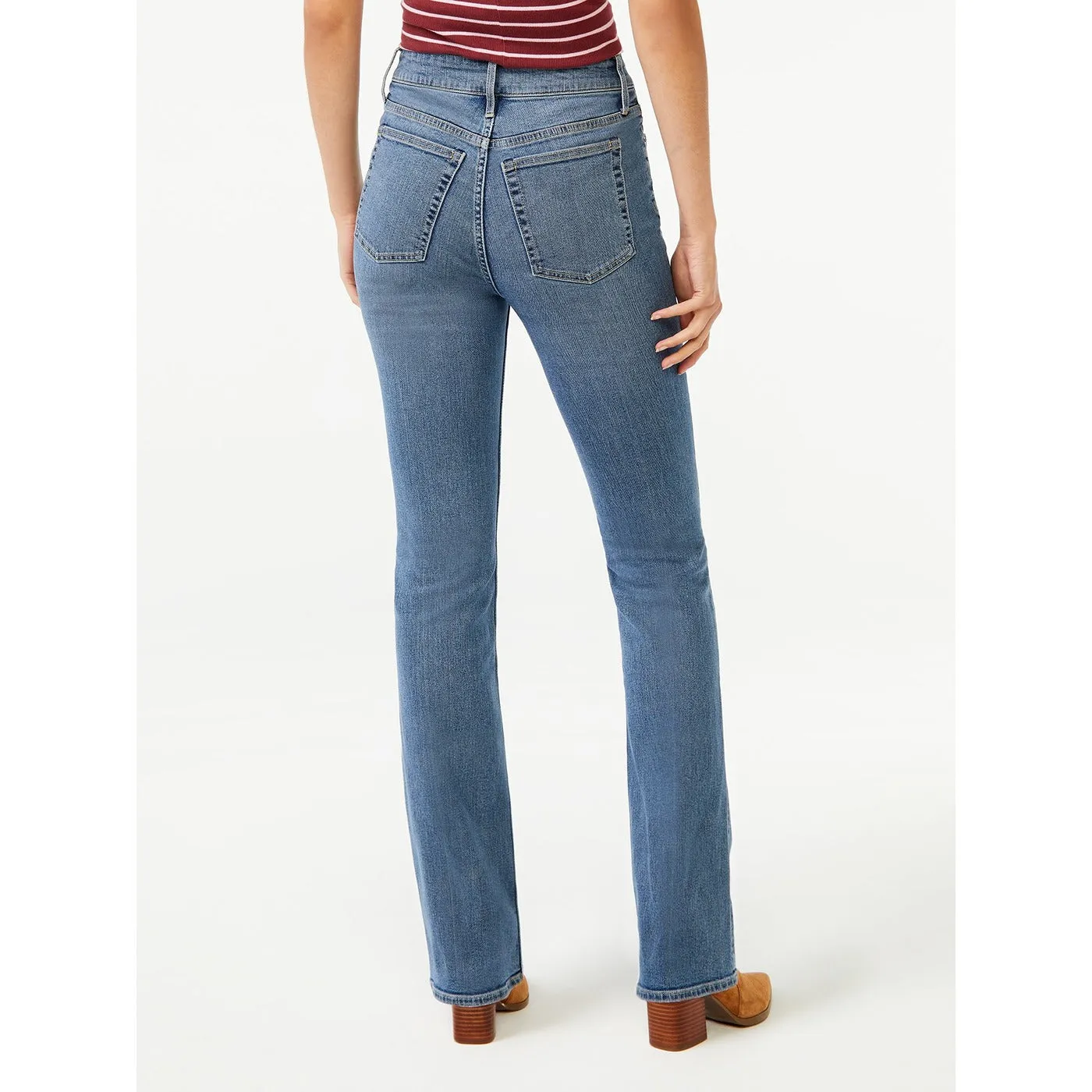 FA High Rise Boot Cut Medium Wash Jeans