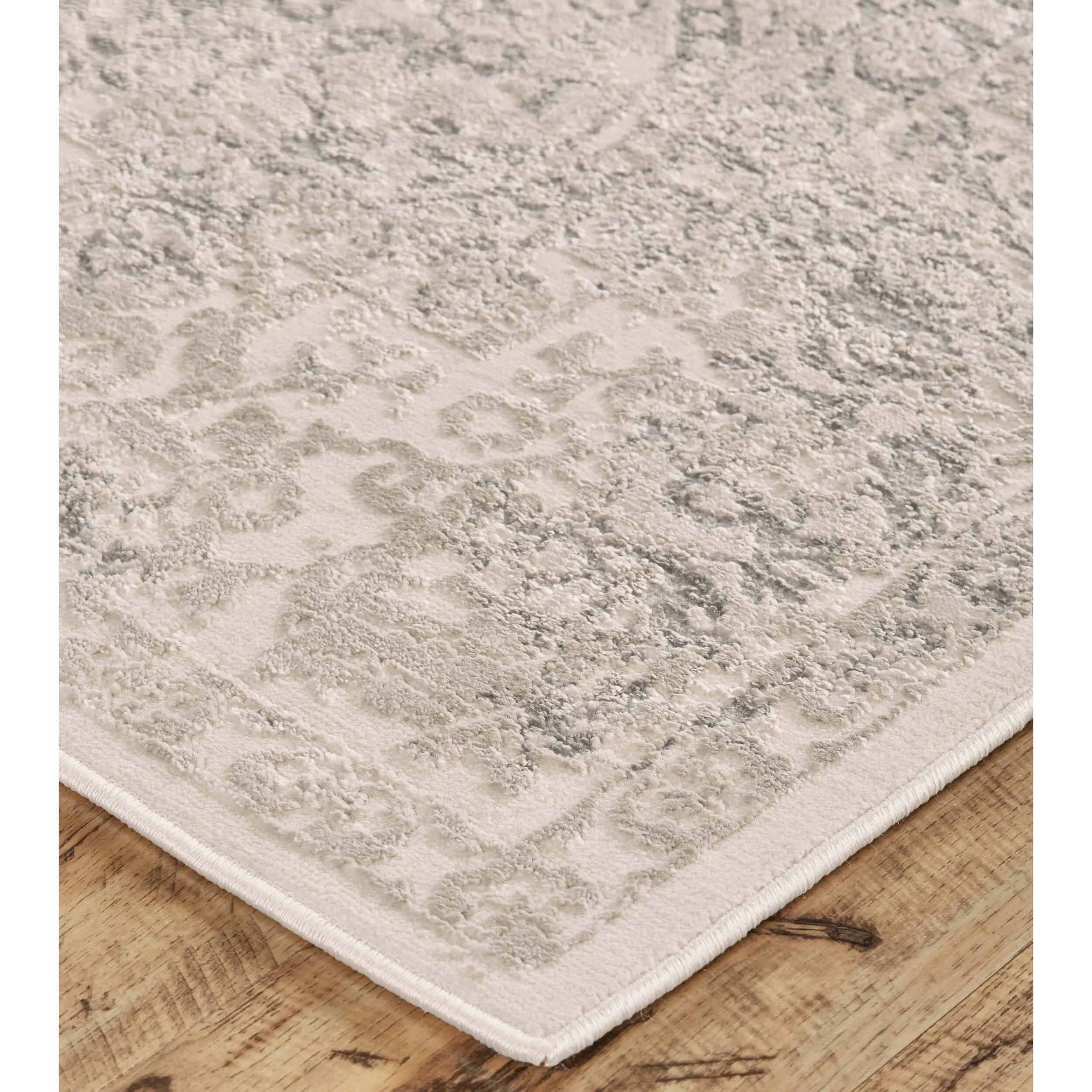 Feizy Rug Prasad 3682F, Light Gray