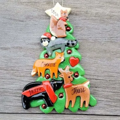 Forest Animal Tree Ornament