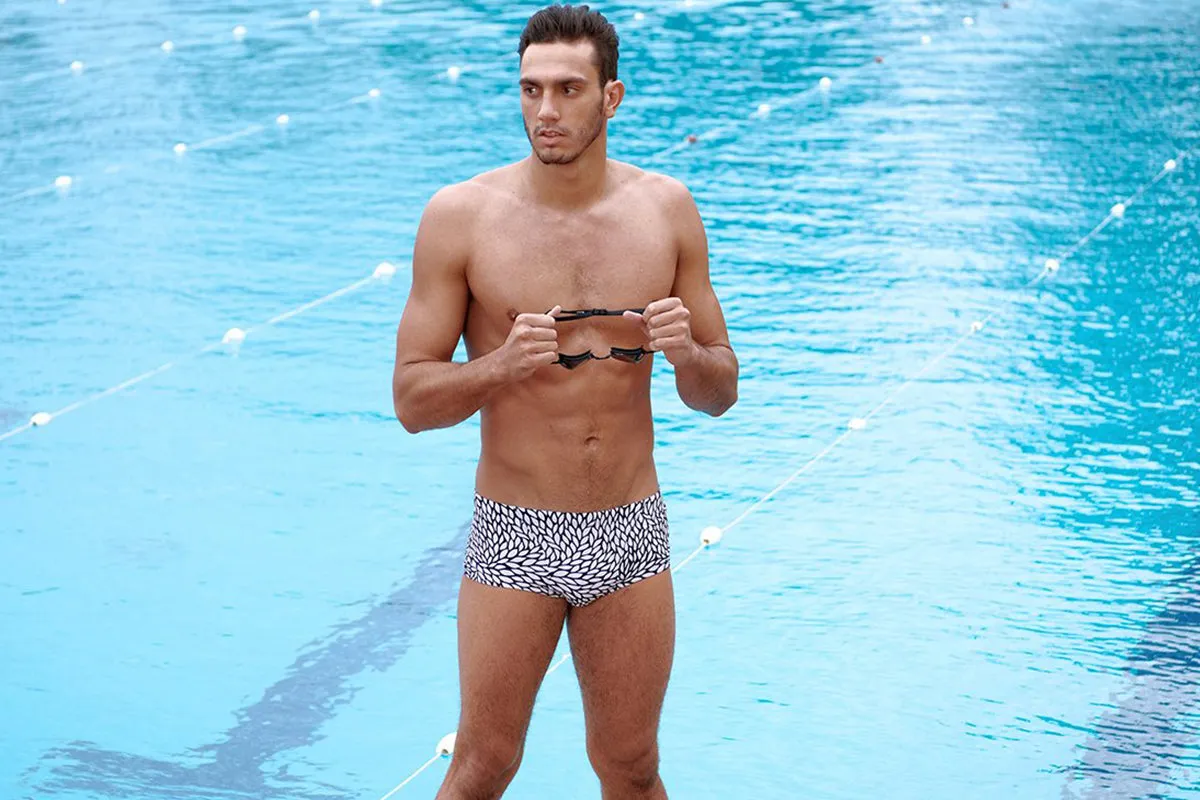 Funky Trunks - Snow Leaf Mens Classic Trunks