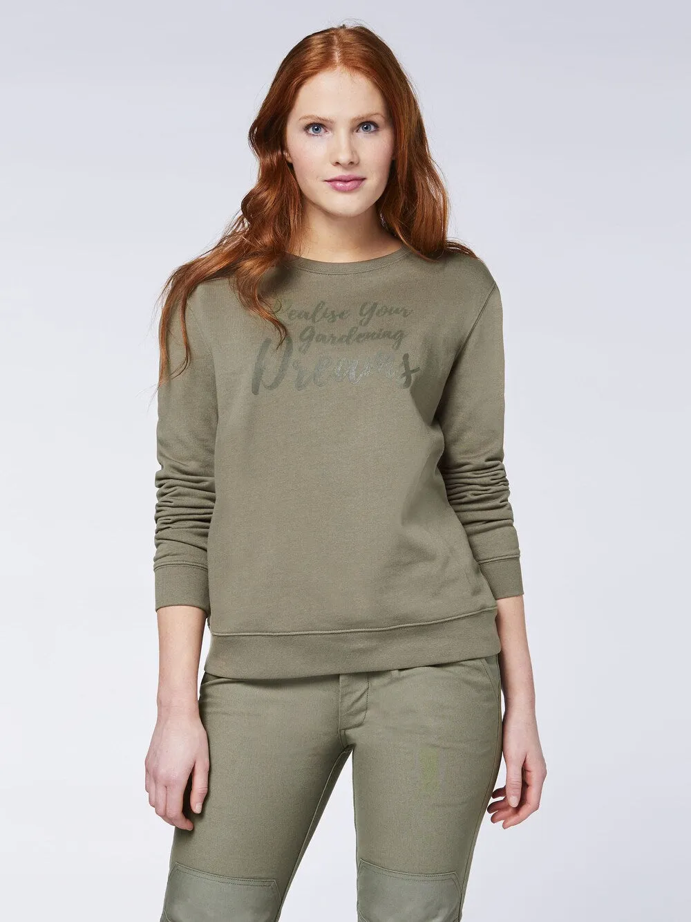 Gardena sweatshirt, olive/dark green