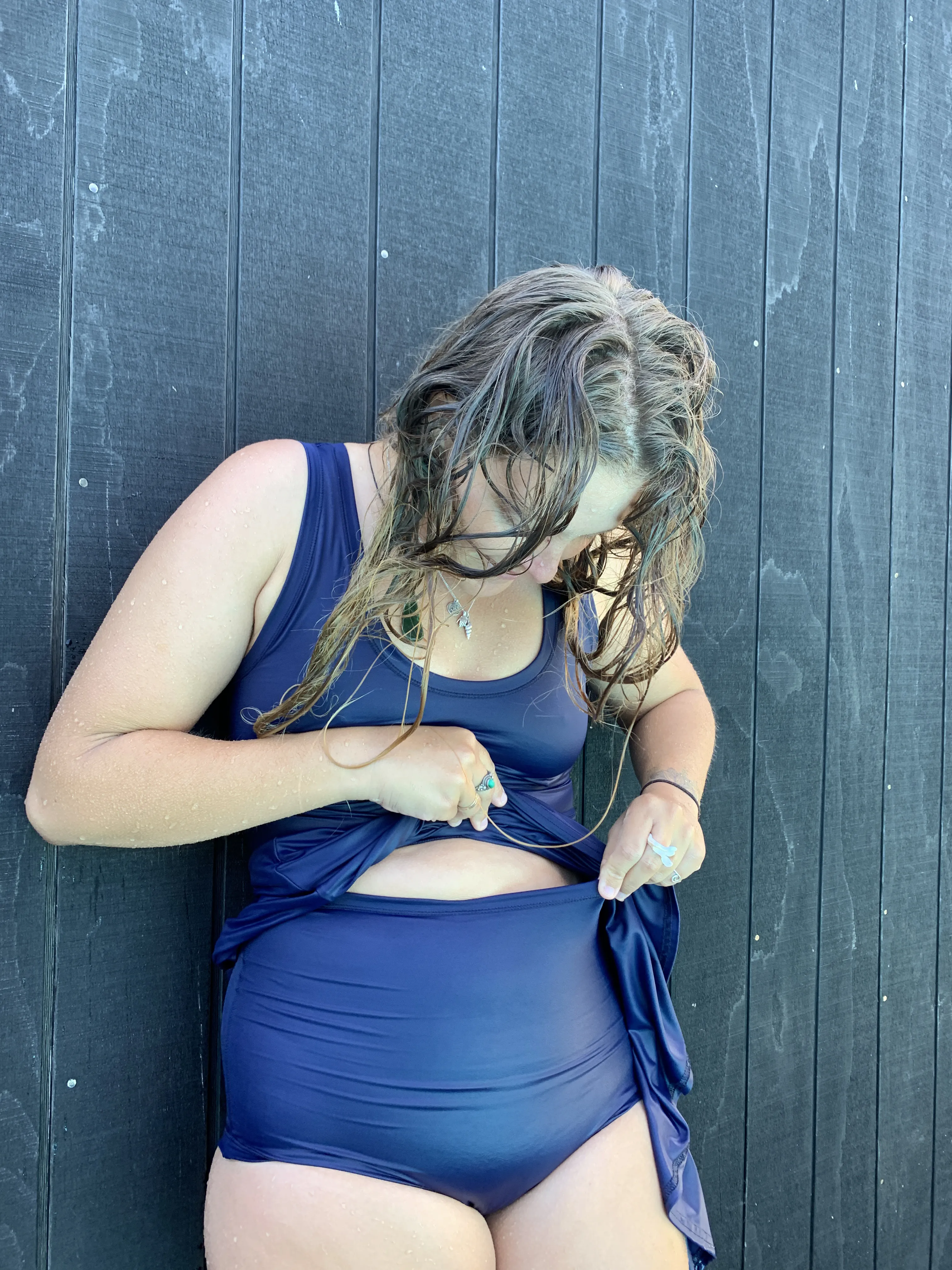 High Waist Swim Pant Tomato - limited sizes