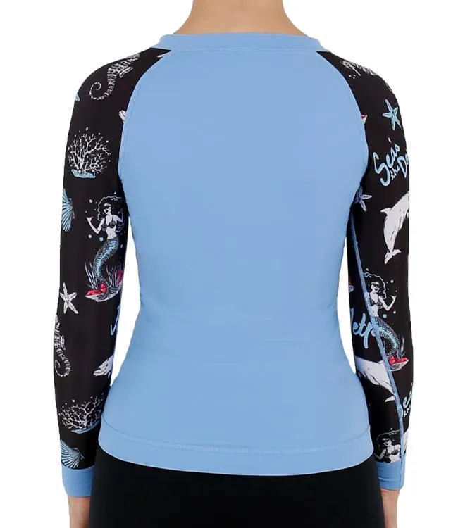 Jetpilot Seas the Day Girls Long Sleeve Rashy (2021)