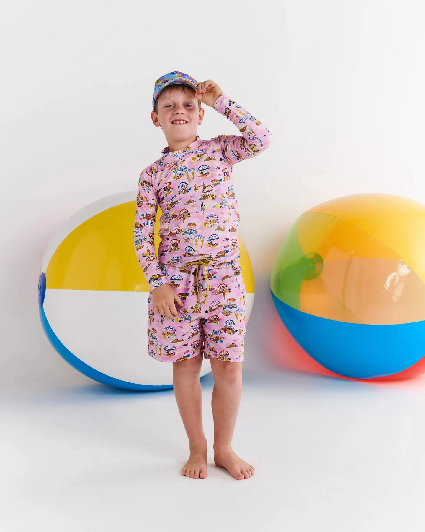 Kip & Co x Ken Done Beach Days Rash Vest