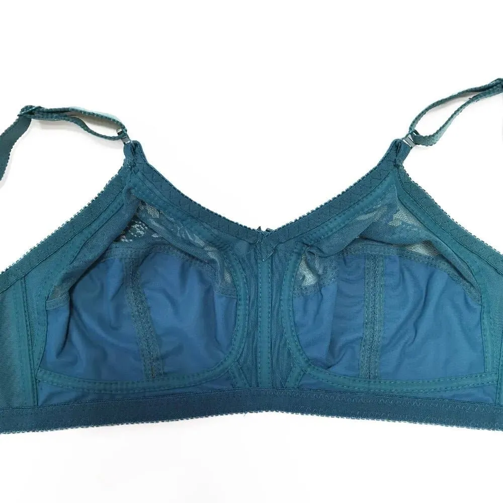 Lace Bra Full Cup D E - Comfortable Wire-Free Support