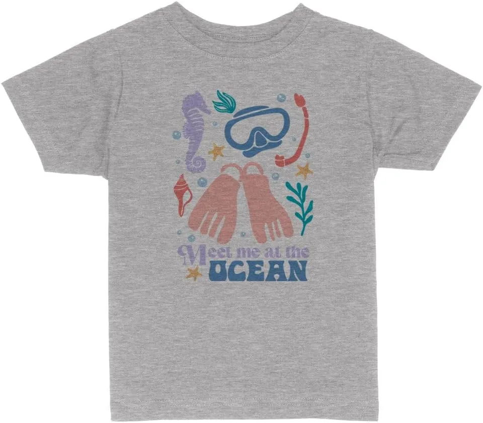 Meet Me at The Ocean Toddler Kids T-Shirt