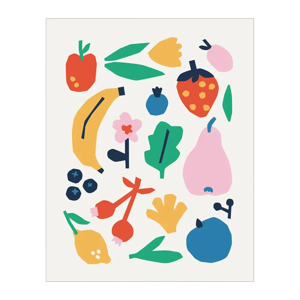 Myriam Van Neste Fruits Print by Paperole