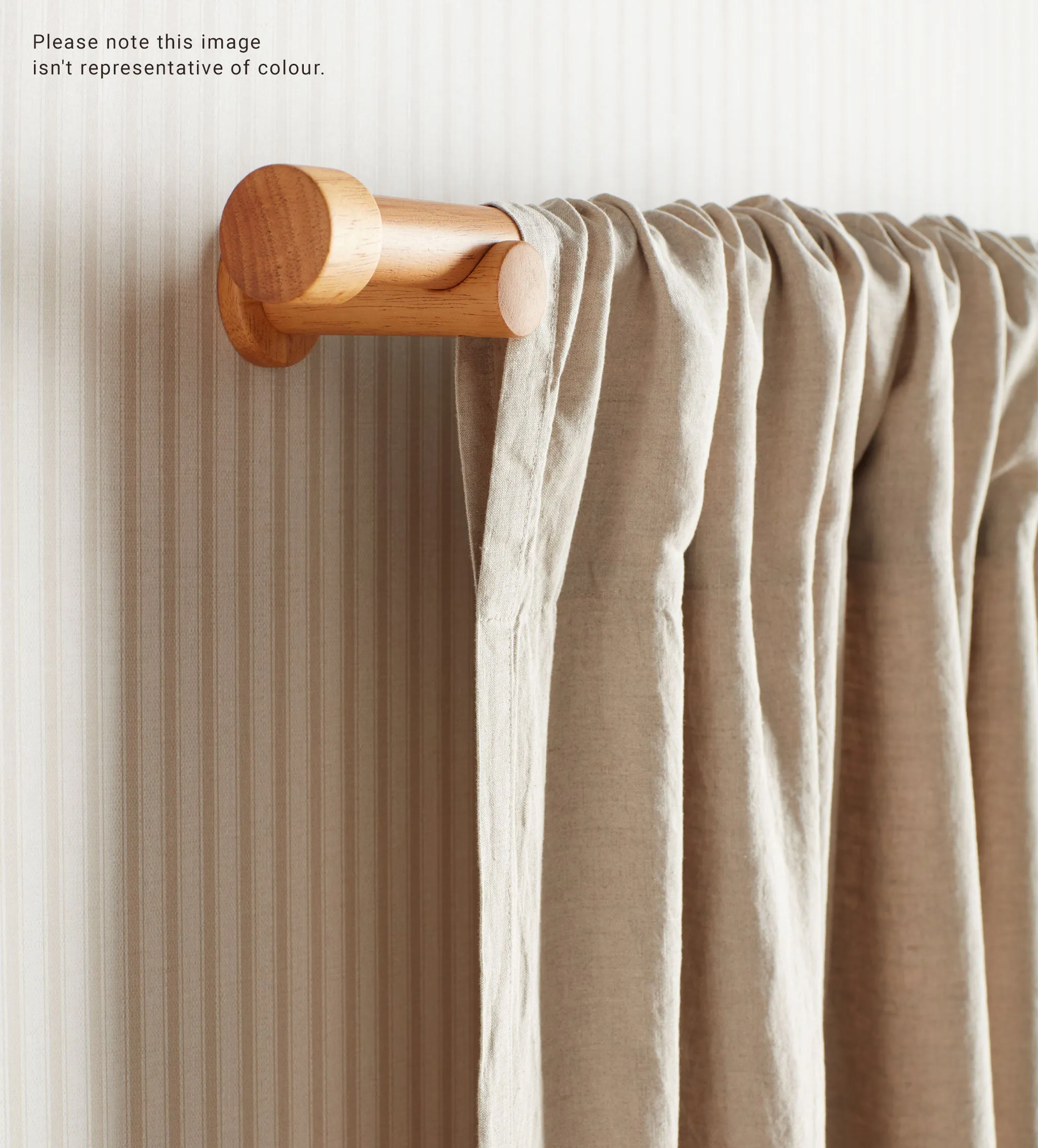 Olive Green Finn 100% Cotton Loop Top Curtain (Single)