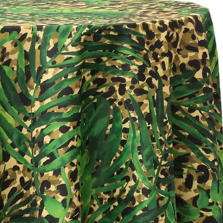 Oval Animal Print Tablecloths