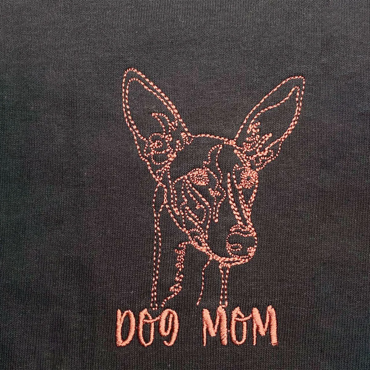 Personalized Italian Greyhound Dog Mom Shirt Embroidered Collar, Custom Shirt with Dog Name, Best Gifts For Greyhound Lovers