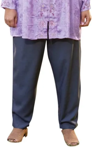 Plus Size Tailored Rayon Pants
