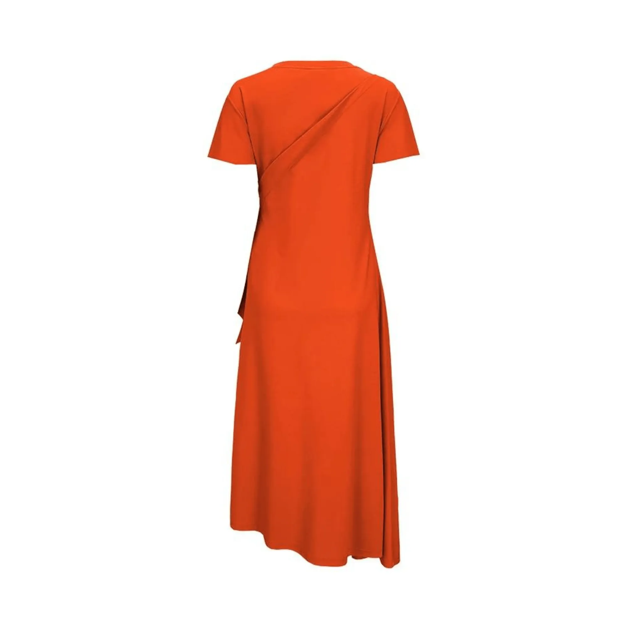 Pre Order:  Long Drape Tie Waist T-Shirt