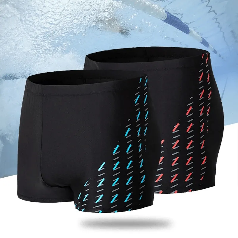 Quick Dry Swim Trunks with Vibrant Print - SF2024