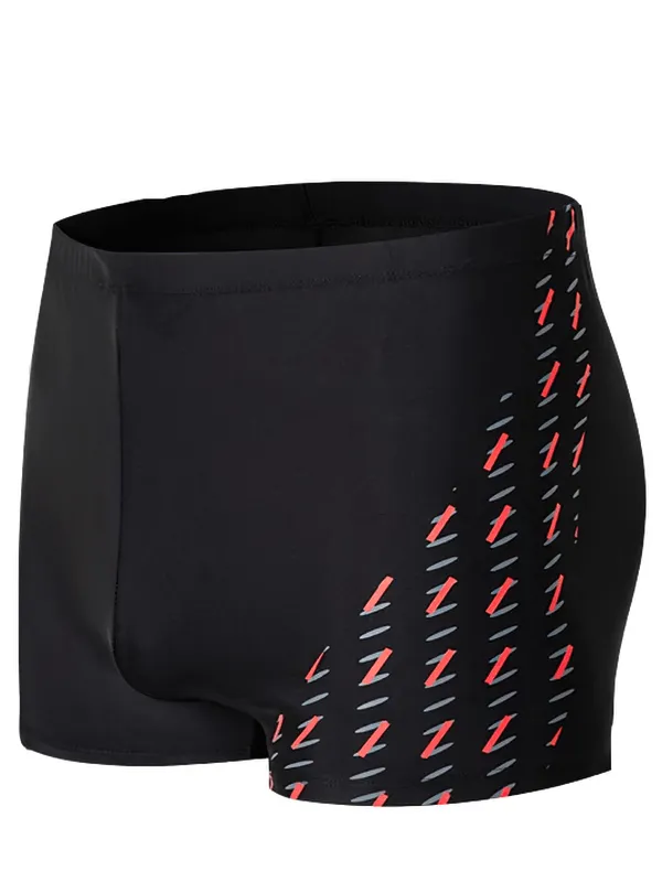 Quick Dry Swim Trunks with Vibrant Print - SF2024
