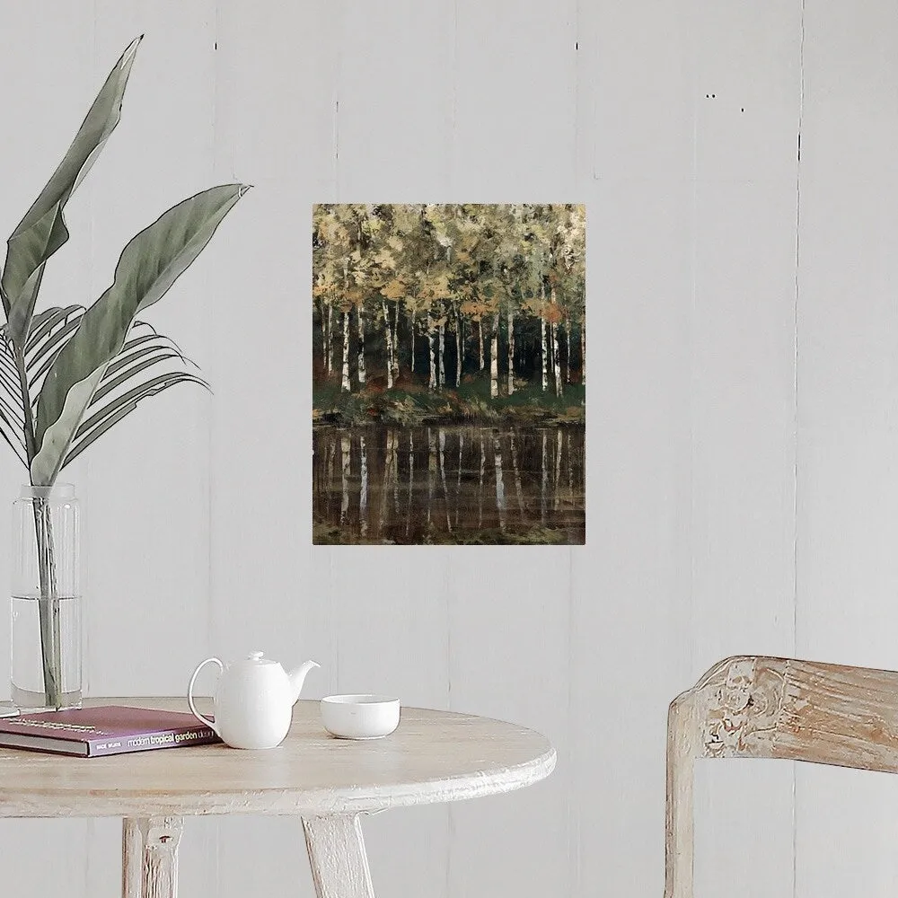 "Birch Trees" Poster Print - Multi