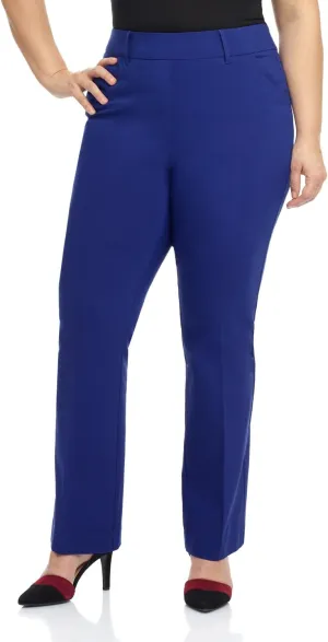 Rekucci Curvy Woman Ease into Comfort Barely Bootcut Plus Size Pant