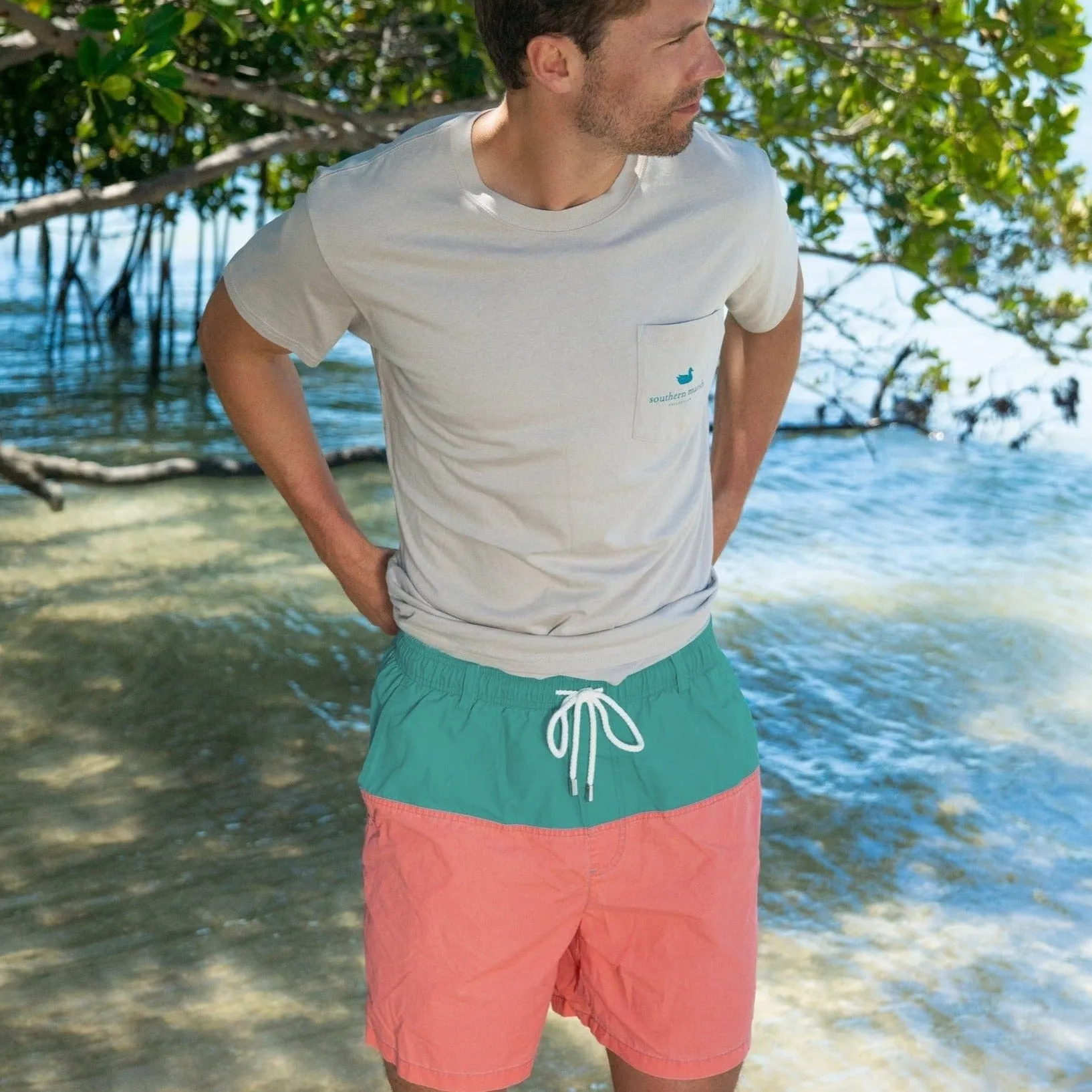 SEAWASH™ Swim Trunk - Color Block