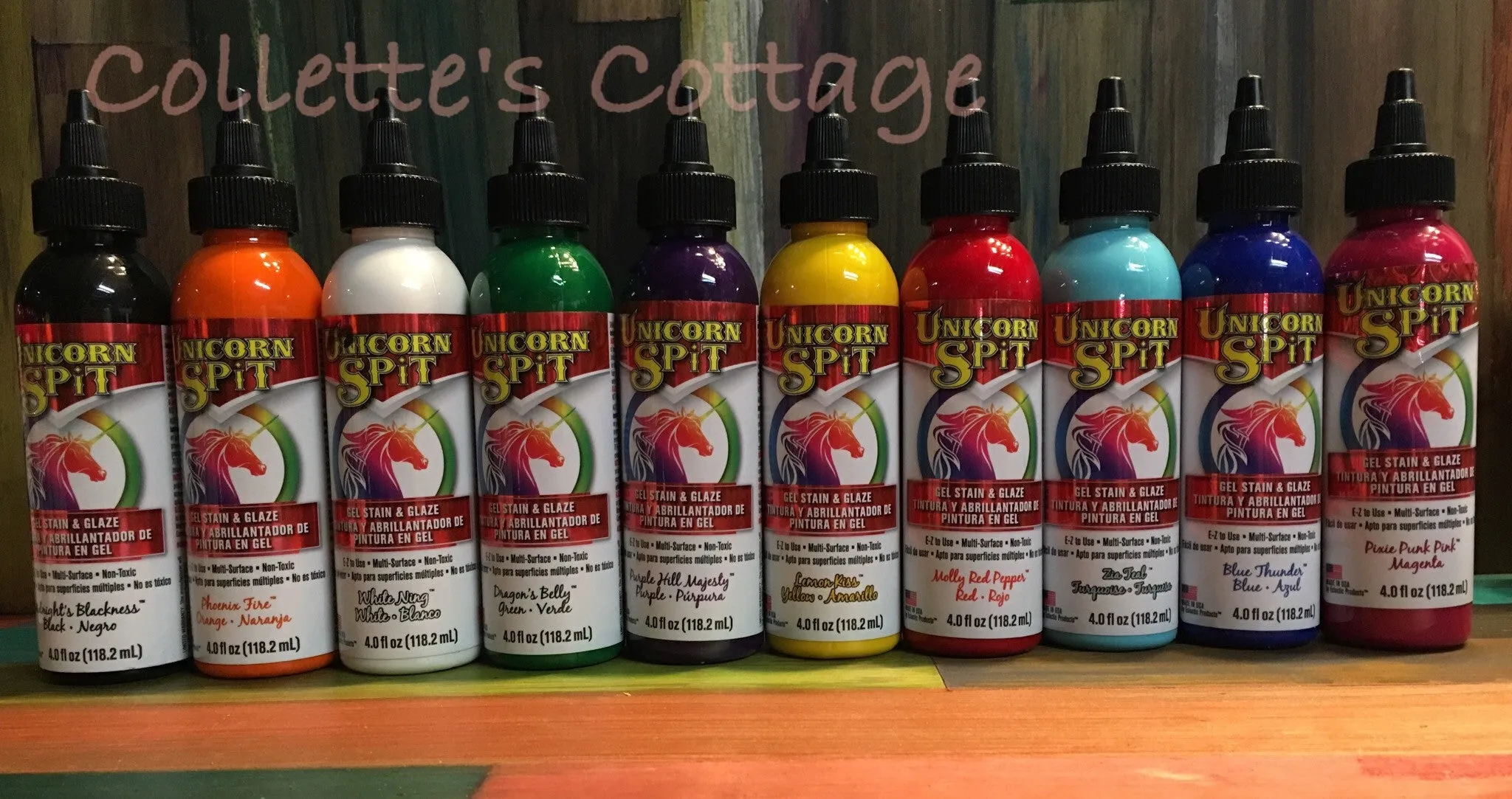 Set of 10 Unicorn SPiT Colors - Available in 4 and 8 oz.