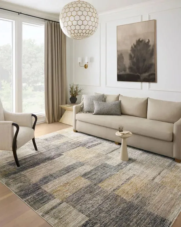 Soho SOH-08 Grey/Gold Rug