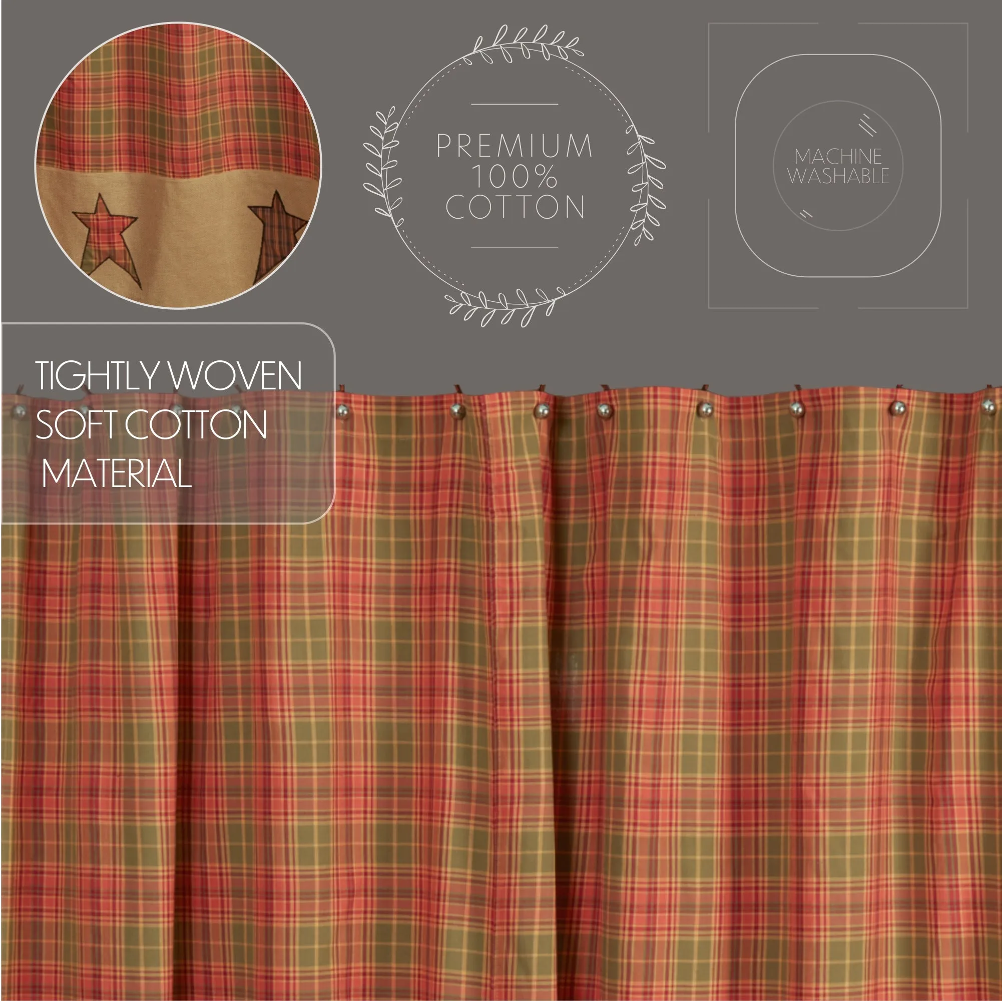 Stratton Shower Curtain 72x72