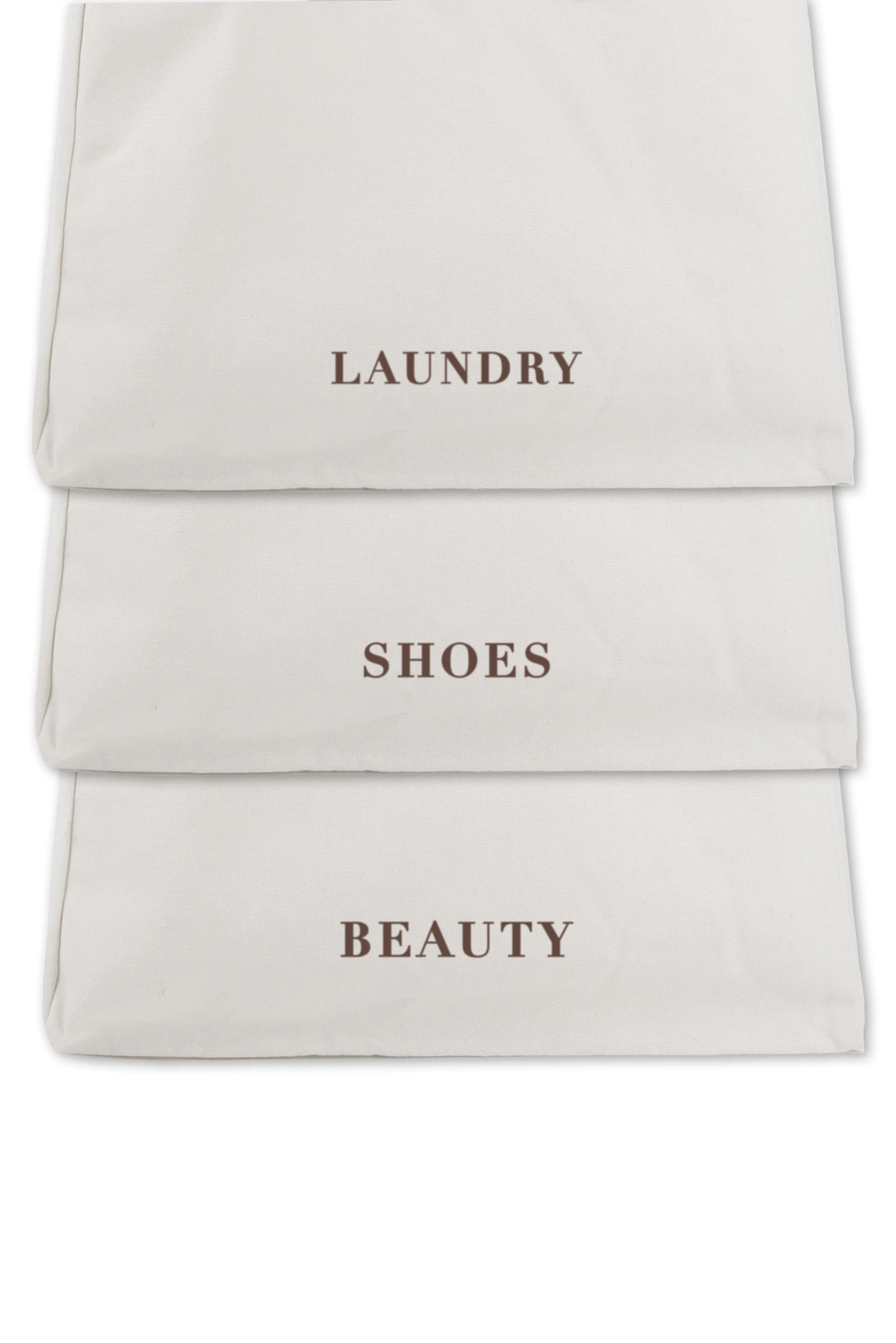 Sunday by GG X HA Personalised Cotton Drawstring Packing Organisers x3