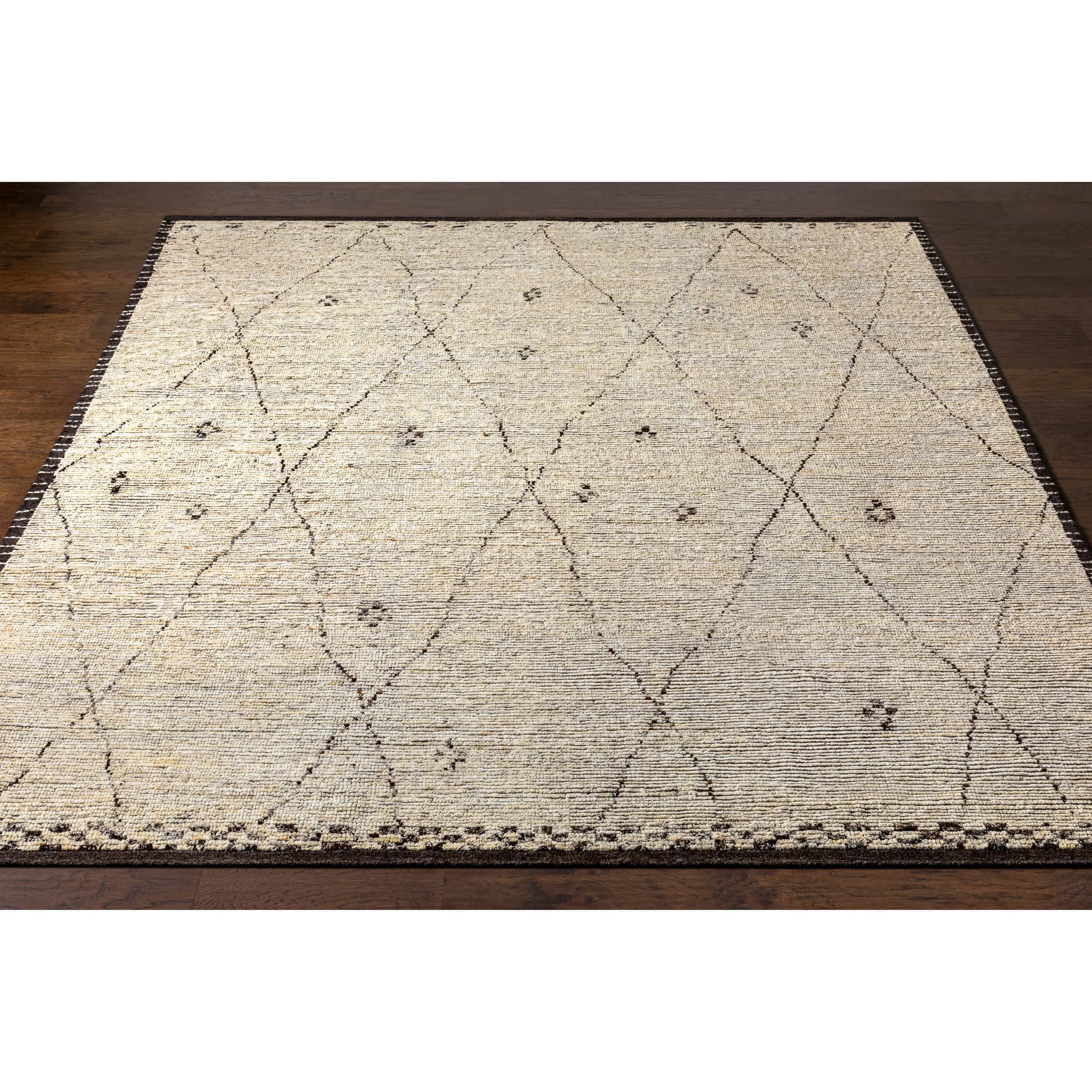 Surya Rug Khyber KHY-2300, Charcoal/Wheat