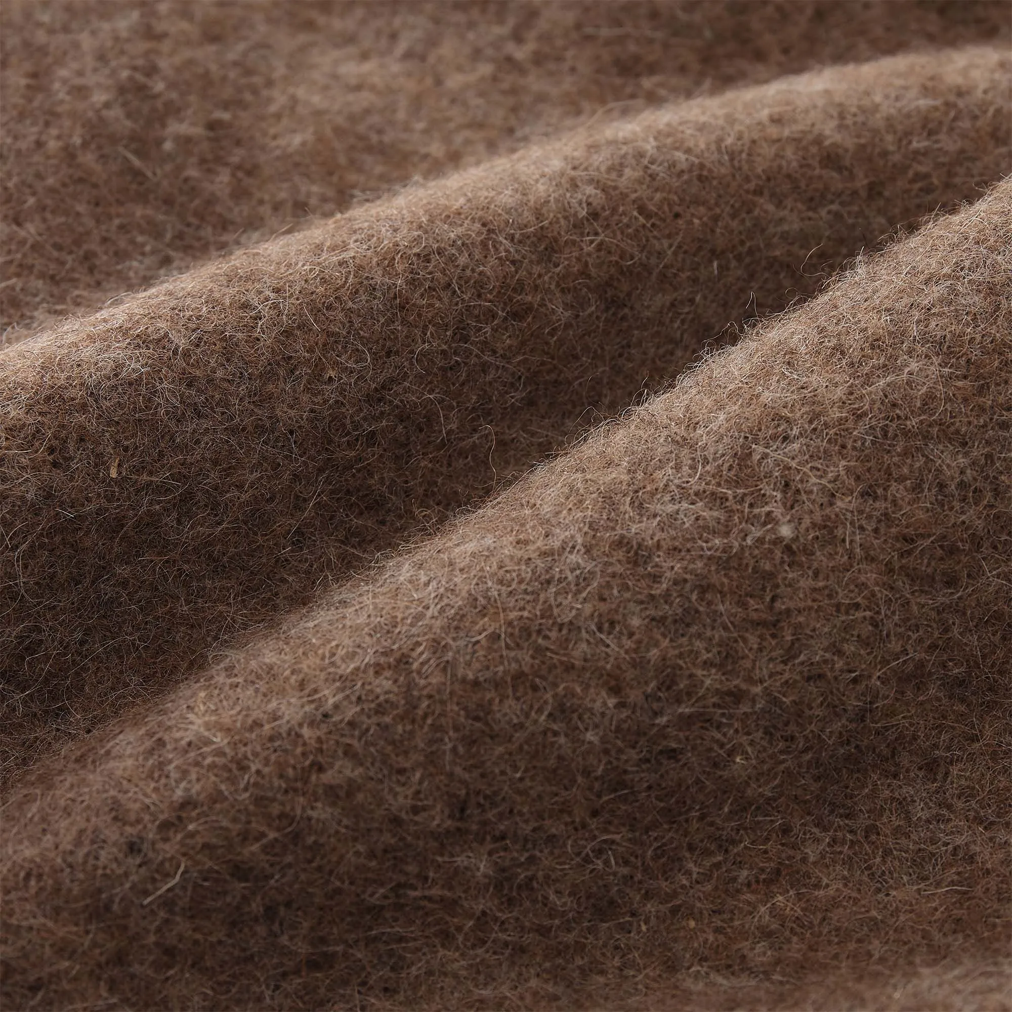 Tahua Wool Blanket [Light brown]