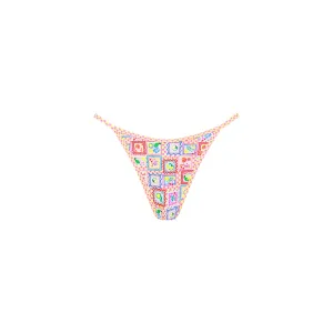 Tanning Thong Bikini Bottom - Citron Coast
